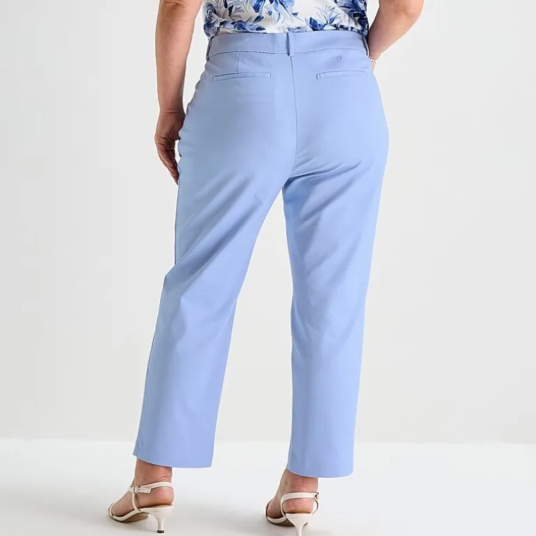 Liz Claiborne Emma Womens Plus Slim Mid Rise Ankle Pant