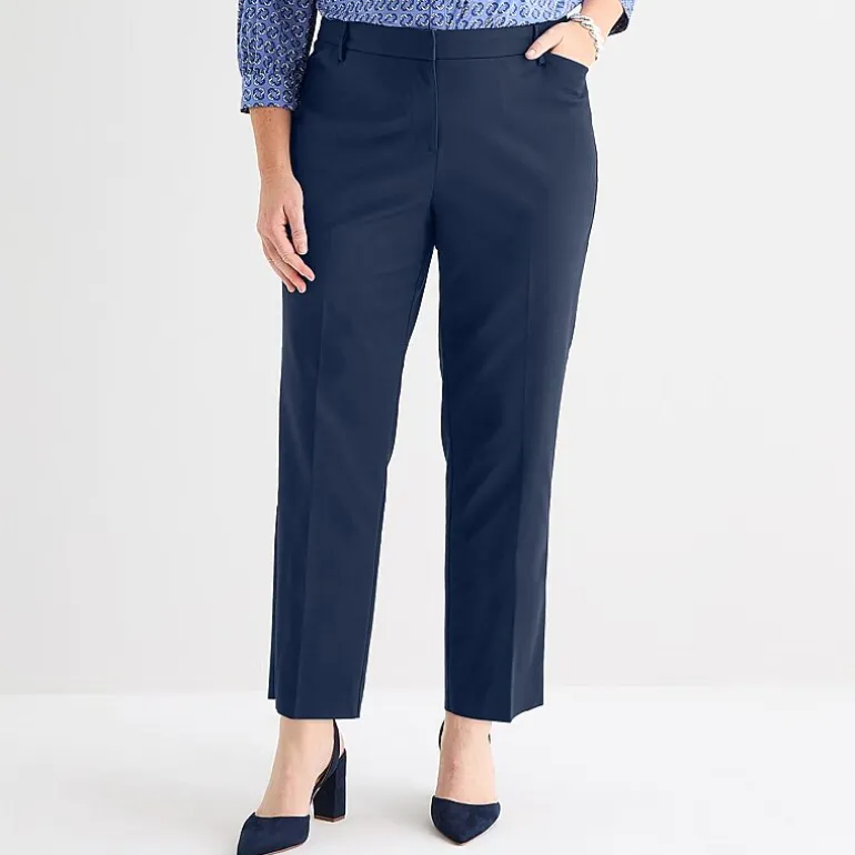 Liz Claiborne Emma Womens Plus Slim Mid Rise Ankle Pant