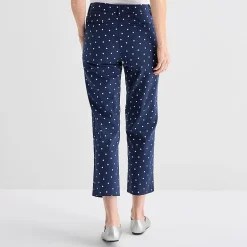 Liz Claiborne Emma Womens Straight Mid Rise Ankle Pant