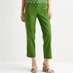 Liz Claiborne Emma Womens Straight Mid Rise Ankle Pant