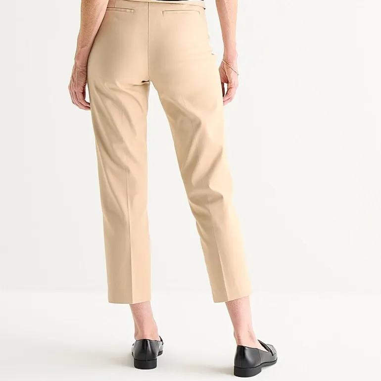Liz Claiborne Emma Womens Straight Mid Rise Ankle Pant