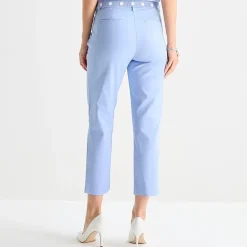 Liz Claiborne Emma Womens Straight Mid Rise Ankle Pant