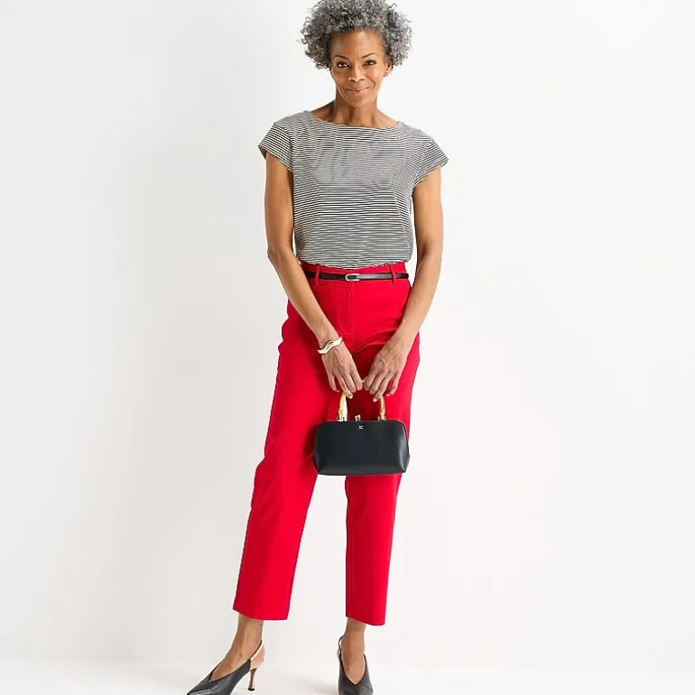 Liz Claiborne Emma Womens Straight Mid Rise Ankle Pant