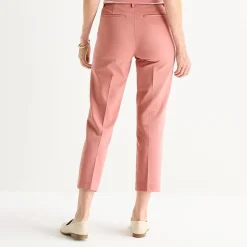 Liz Claiborne Emma Womens Straight Mid Rise Ankle Pant