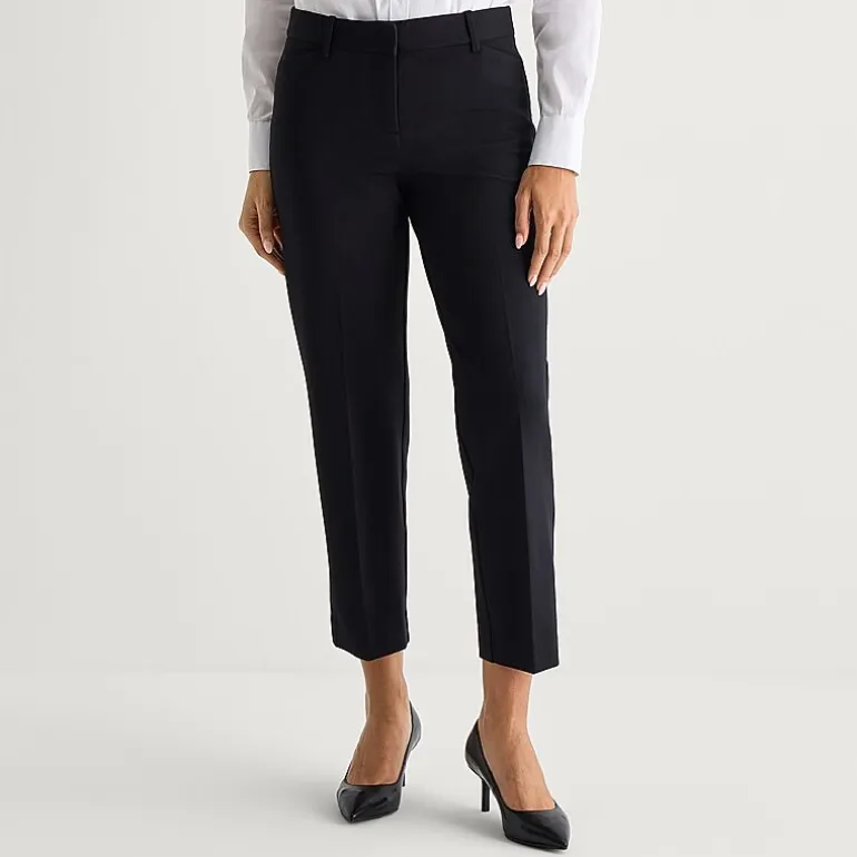 Liz Claiborne Emma Womens Straight Mid Rise Ankle Pant