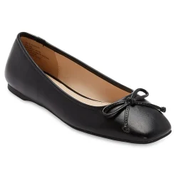Liz Claiborne Flushing Womens Square Closed Toe Ballet Flats