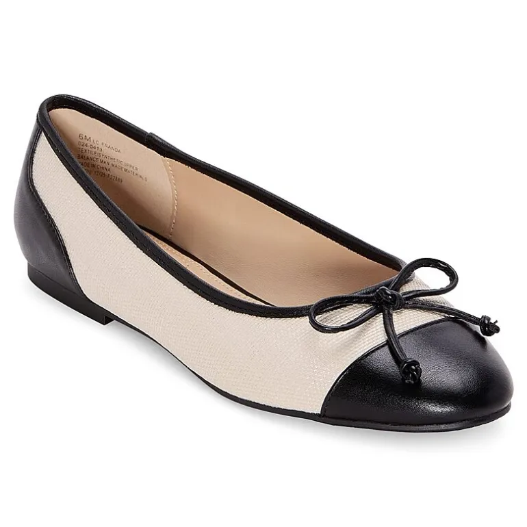 Liz Claiborne Franda Womens Round Closed Toe Ballet Flats