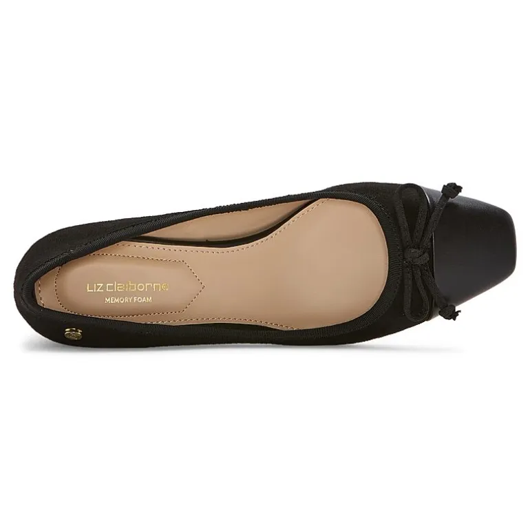 Liz Claiborne Fredson Womens Cap Closed Toe Block Heel Pumps