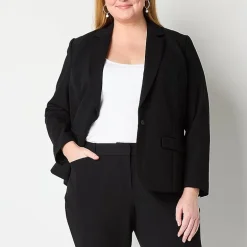 Liz Claiborne Kate Womens Plus Classic Fit Blazer