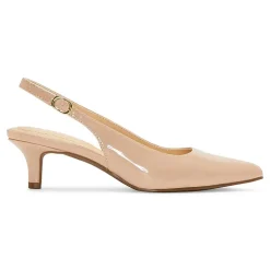 Liz Claiborne Keith Womens Pointed Closed Toe Kitten Heel Pumps