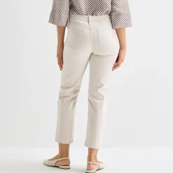 Liz Claiborne Lana Womens High Rise Cropped Jean