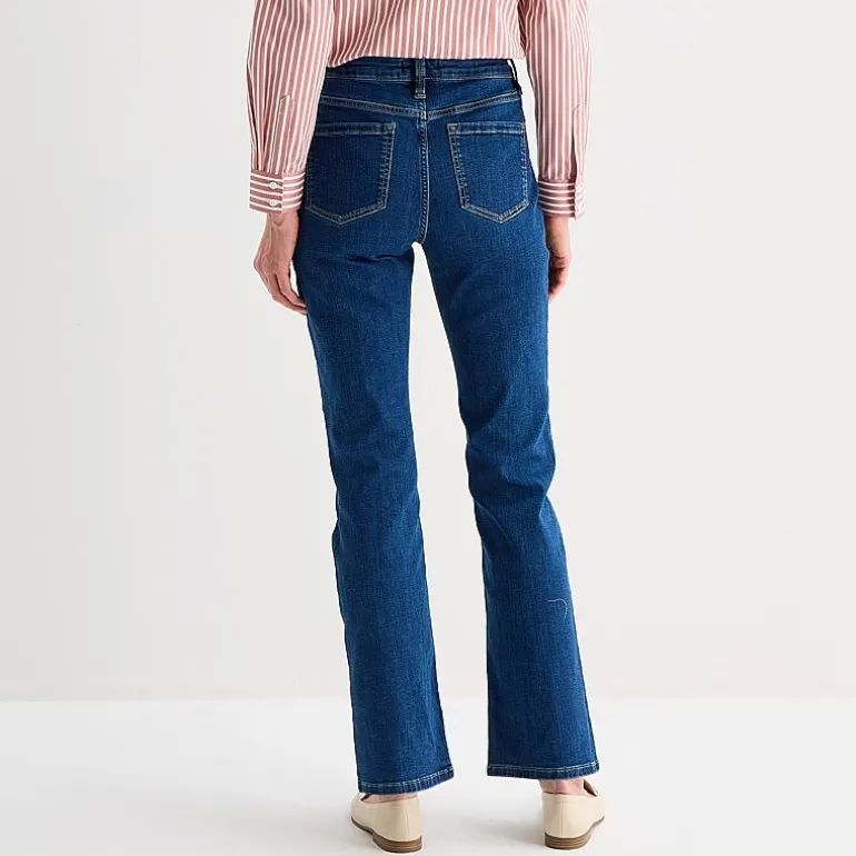 Liz Claiborne Lana Womens High Rise Bootcut Jean
