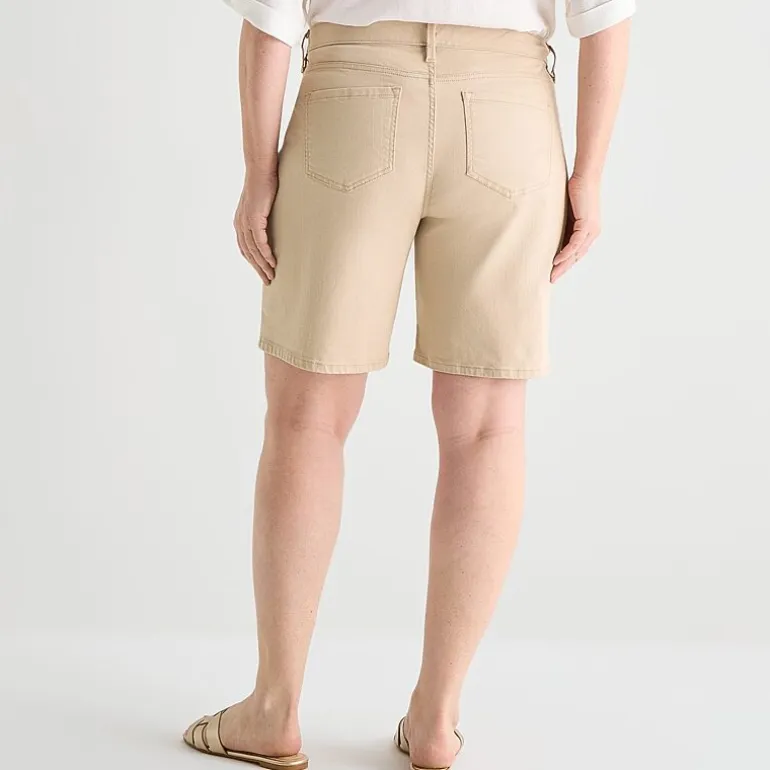 Liz Claiborne Lana Womens 9" High Rise Plus Denim Short