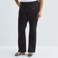 Liz Claiborne Lana Womens Plus High Rise Bootcut Jean