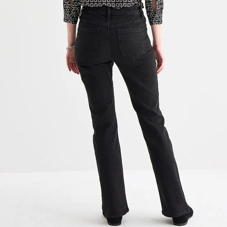 Liz Claiborne Lana Womens Tall High Rise Bootcut Jean