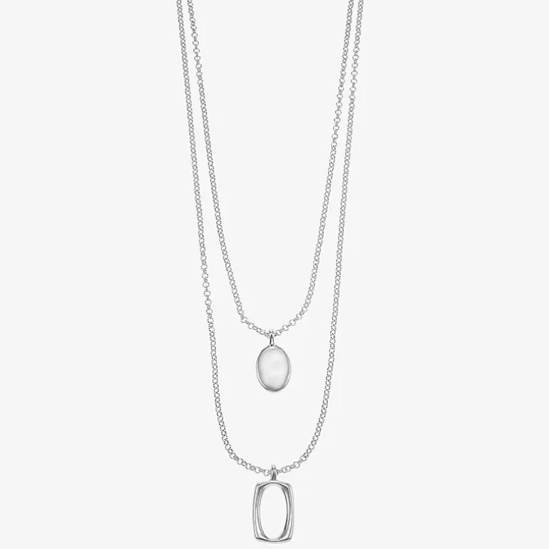 Liz Claiborne Layered Womens 18 Inch Strand Necklace