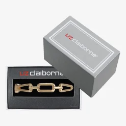 Liz Claiborne Link Womens Rectangular Bangle Bracelet