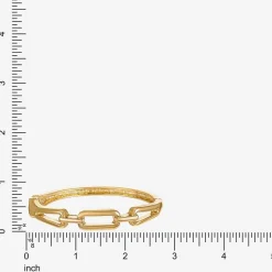 Liz Claiborne Link Womens Rectangular Bangle Bracelet