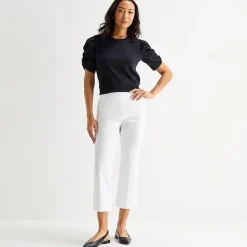 Liz Claiborne Lisa Womens Flare Capri Pant