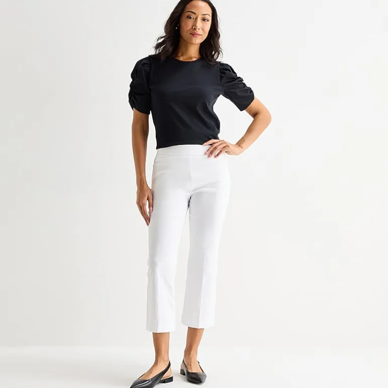 Liz Claiborne Lisa Womens Flare Capri Pant