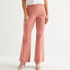 Liz Claiborne Lisa Womens Flare Pull-On Pant