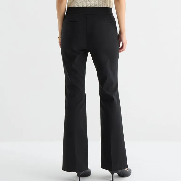 Liz Claiborne Lisa Womens Flare Pull-On Pant