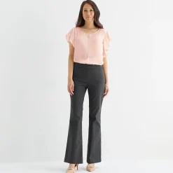 Liz Claiborne Lisa Womens Flare Pull-On Pant
