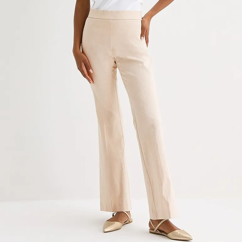 Liz Claiborne Lisa Womens Flare Pull-On Pant