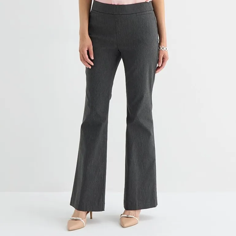 Liz Claiborne Lisa Womens Flare Pull-On Pant