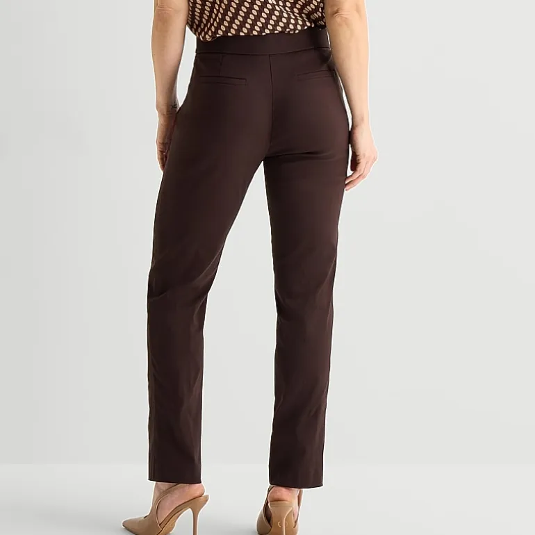 Liz Claiborne Lisa Womens Straight Pull-On Pant
