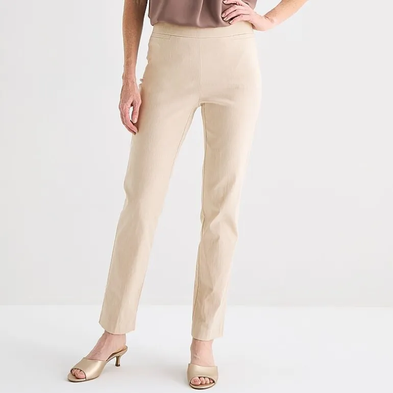 Liz Claiborne Lisa Womens Straight Pull-On Pant