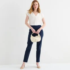 Liz Claiborne Lisa Womens Straight Pull-On Pant