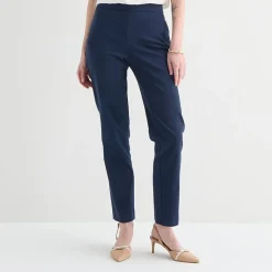 Liz Claiborne Lisa Womens Straight Pull-On Pant