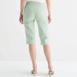 Liz Claiborne Lisa Womens Straight Capri Pant