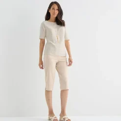 Liz Claiborne Lisa Womens Straight Capri Pant