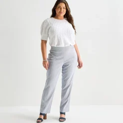 Liz Claiborne Lisa Womens Straight Pull-On Pant