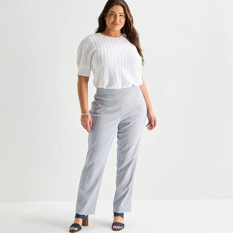 Liz Claiborne Lisa Womens Straight Pull-On Pant