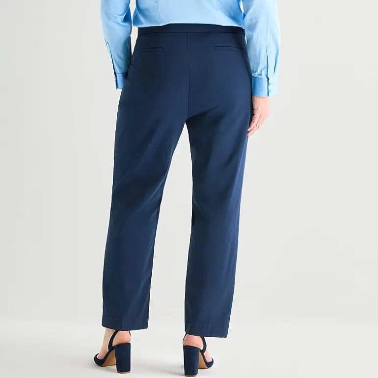 Liz Claiborne Lisa Womens Straight Pull-On Pant