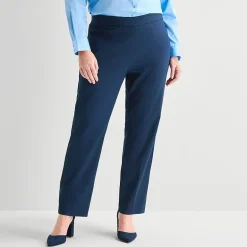 Liz Claiborne Lisa Womens Straight Pull-On Pant
