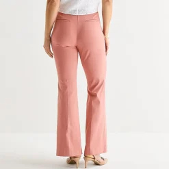 Liz Claiborne Lisa Womens Tall Flare Pull-On Pant
