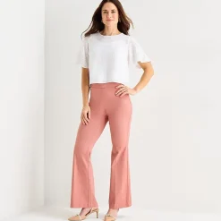 Liz Claiborne Lisa Womens Tall Flare Pull-On Pant