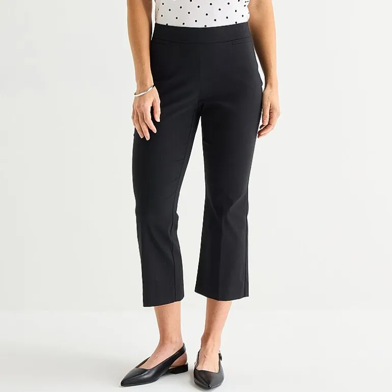 Liz Claiborne Lisa Womens Tall Flare Capri Pant