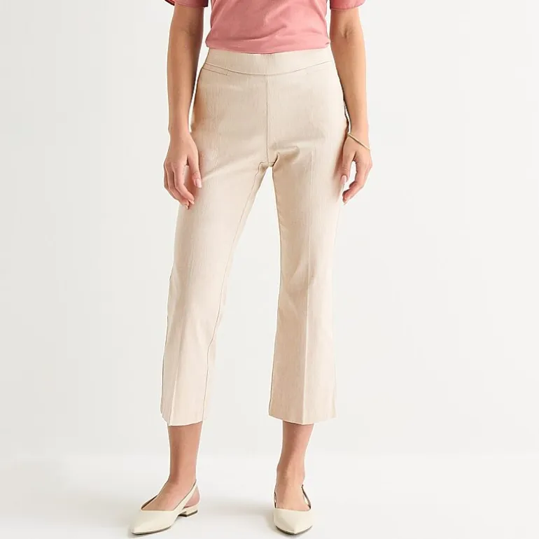 Liz Claiborne Lisa Womens Tall Flare Capri Pant