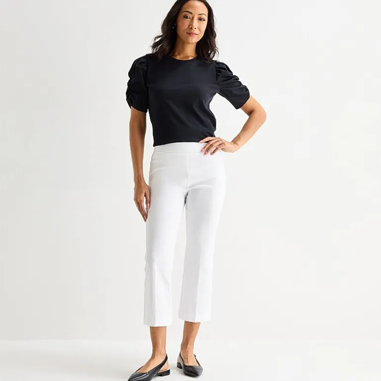Liz Claiborne Lisa Womens Tall Flare Capri Pant