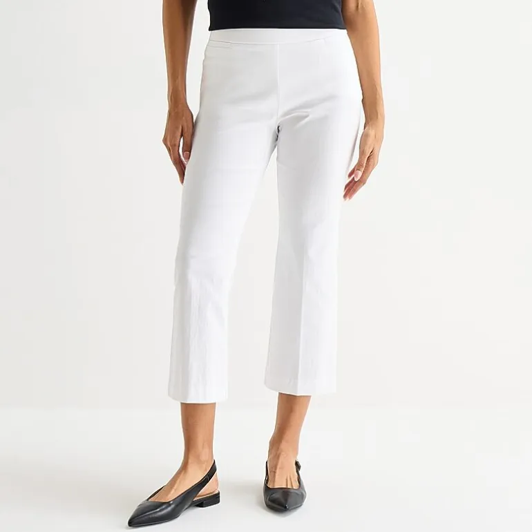 Liz Claiborne Lisa Womens Tall Flare Capri Pant