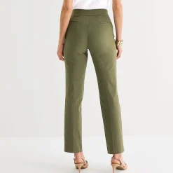 Liz Claiborne Lisa Womens Tall Straight Pull-On Pant