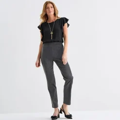Liz Claiborne Lisa Womens Tall Straight Pull-On Pant