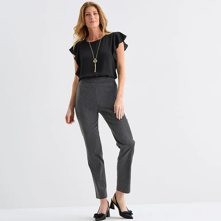 Liz Claiborne Lisa Womens Tall Straight Pull-On Pant