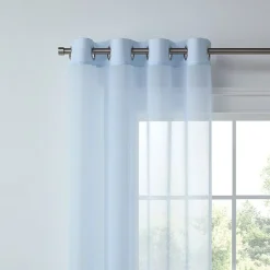 Liz Claiborne Lisette Grommet Top Sheer Single Curtain Panel