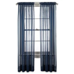 Liz Claiborne Lisette Rod Pocket Sheer Single Curtain Panel